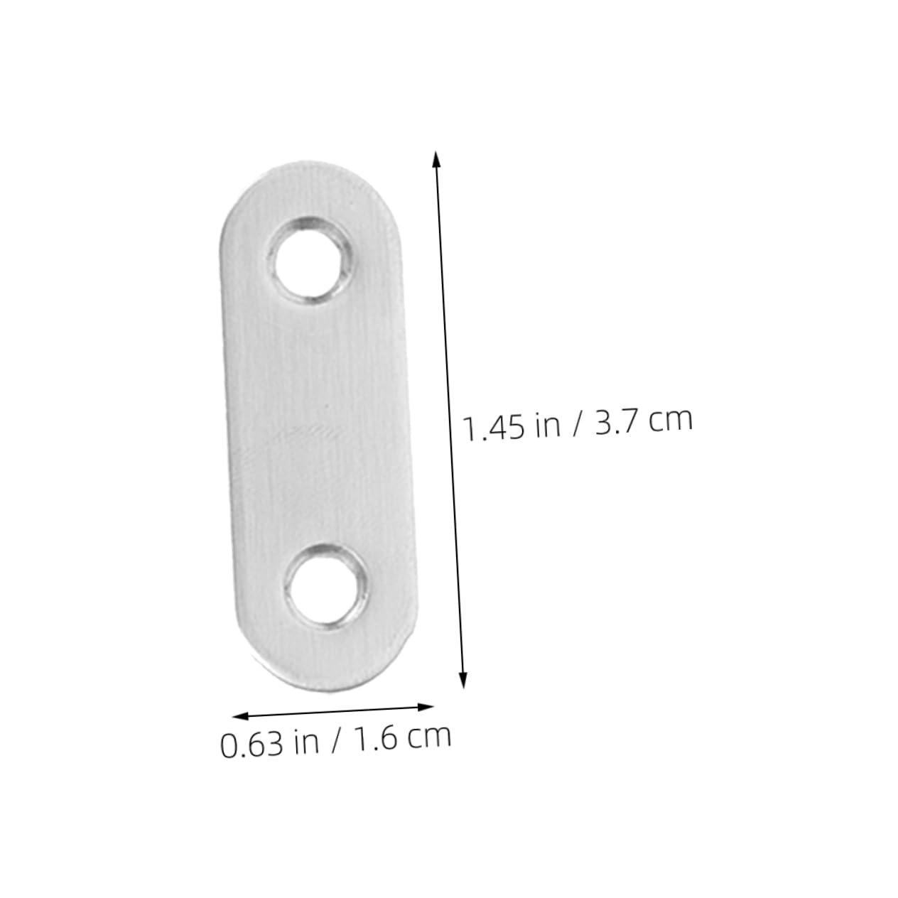 FUNOMOCYA 40pcs Flat Straight Brace Brackets Shelf Bracket Support Joints Fasteners Brackets Fixing Plate for Wood Furniture Shelves Cabinet