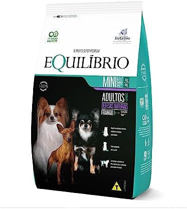 Ração Cães Equilibrio Raças Mini Adulto Frango 2 5Kg