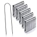 GardenMate 100-Pack Anti-Rust 6'' 11 Gauge Heavy-Duty U-Shaped Garden Securing Stakes/Spikes/Pins/Pegs - Galvanized Sod Staples for Anchoring Landscape Fabric, Many More Applications