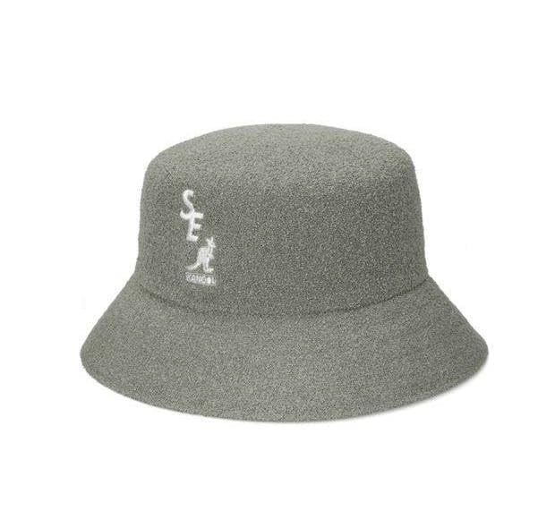 Amazon.co.jp: KANGOL x WDS バケットハット オリーブグリーン L 