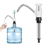 Mein HERZ Bequeme Handpumpe der Familie im Freien, Trinkwasserpumpe, Handwasserpumpe, Handpresse Wasser, Caravan Sink Wasser Handpumpe Double Action Camping Trailer Wohnmobil Ersatzpumpwerkzeug(Weiß)