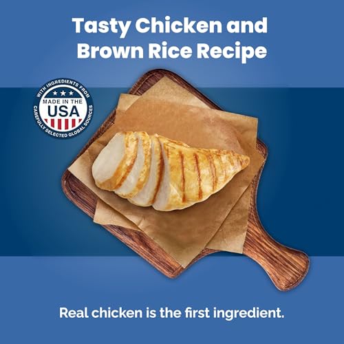 Blue Buffalo Life Protection Formula Puppy Dry Dog Food with DHA and ARA, Made with Natural Ingredients, Chicken & Brown Rice Recipe, 15 lb Bag