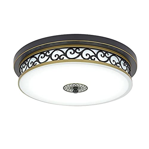 Plafonnier retro YangRy en verre antique et finitions classiques
