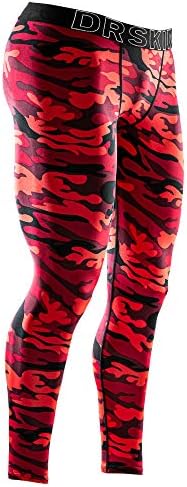 DRSKIN Men’s Compression Pants Tights Leggings Sports Baselayer Running Workout Active Athletic Gym Performance