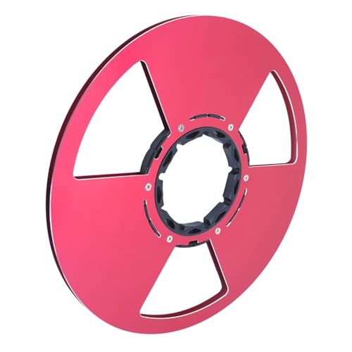 Bobina de aluminio de 10 pulgadas para grabadora de cinta magnetofónica con rotación suave