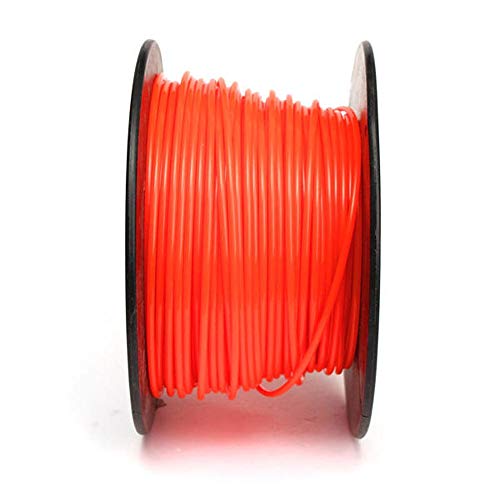 Spools Boundary Wire 3mm X 90m Flexible Nylon Trimmer Line Rope For Most Petrol Strimmers Machine Garden Improvement Tools (Color : Orange, Size : 90m)