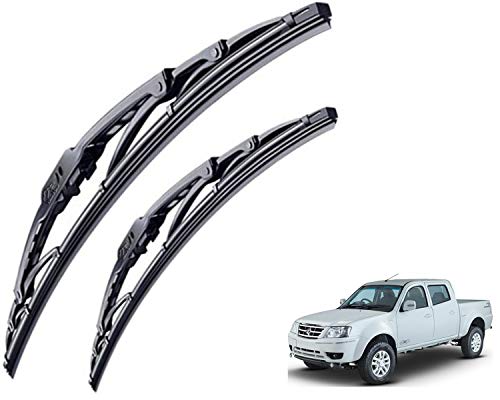 Image of WolkomHome High Performance OE Car Wiper Blade Replacement set of 2 Pc Right 20 inch Left 20 inch for TATA XENON
