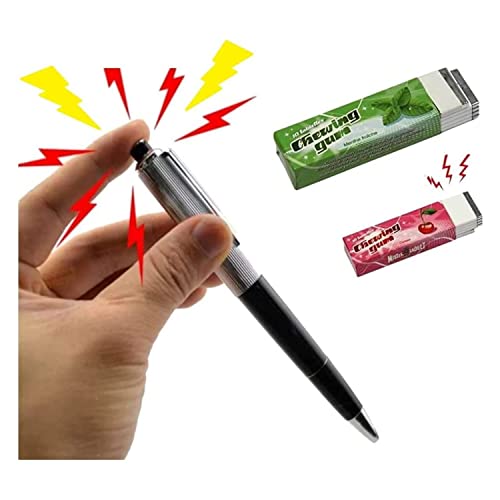 Maelsa® - Lot Farce Electrique - Chewing-Gum Choc électrique + Stylo Choc électrique - Décharge électronique Jouet et Blague drôle Amusant mais Non Dangereux Cover