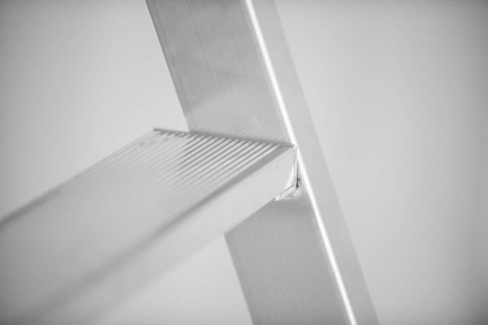 Scala in lega pesante modello Solida (Alluminio, 8 Gradini = 2,44 m)