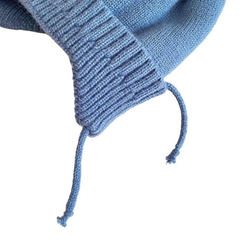 Winter Kids Hat Soft and Warm Knitted Beanie with Cute Pom-pom Winter Hats Suitable for Boys and Girls2