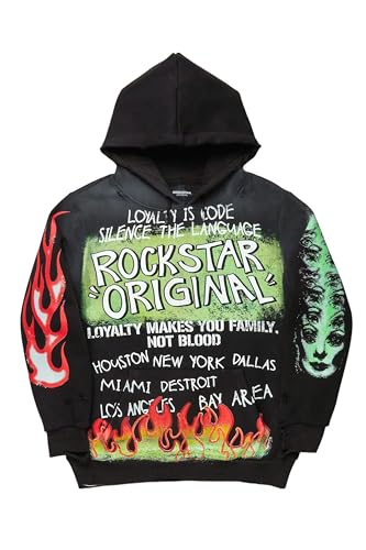 Men's Beno Distressed Graphic Hoodie