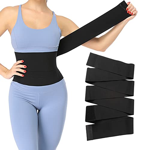 Waist Trainer for Women, Snatch Me Up Bandage Wrap, Adjust Your Snatch Bandage Wrap Waist Trainer, Stomach Wrap Tummy Wrap Waist Trimmer Belt Belly Body Shaper Plus Size