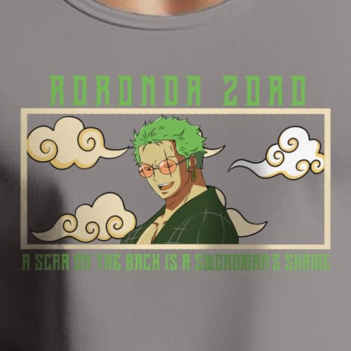 Image of Peppyzone Anime Printed Cotton Tank Top Vest for Men (3XL, Grey3)