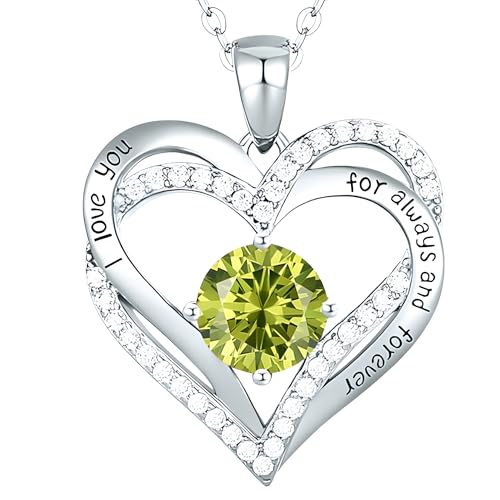 Collier cœur entrelacé, cadeau d'anniversaire maman et fille