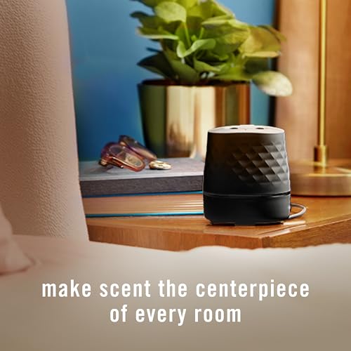 Febreze Plug Scent Booster Starter Kit, Black, Oil Diffuser, Air Freshener Plug in, Continuous Scent Device + 2 Hawaiian Aloha Refill - image 9