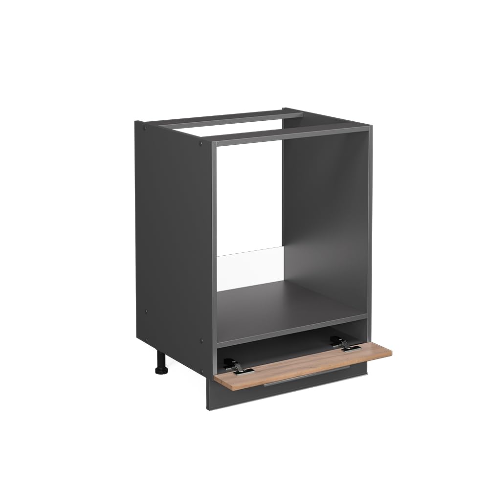 Vicco Meuble pour Four Fame-Line, Chêne doré, 60cm