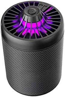 Photocatalyst Mosquito Killer Fashion Black UV Mosquito Killer Low Noise Indoor Portable Mosquito Killer No Radiation Maternal and Child Available Physical Mosquito Killer, USB Interface H17cm Φ11cm