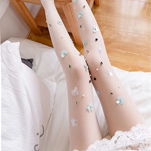 Image of Sahabowi handcraft tights for women, Sheer waist pantyhose
