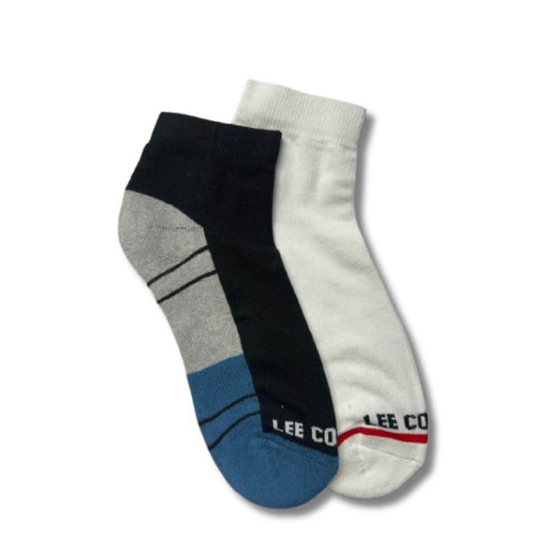 lee cooper Ankle Length Socks with Sole Cushioning | Lc 1022 | Pack of 2-picture-33