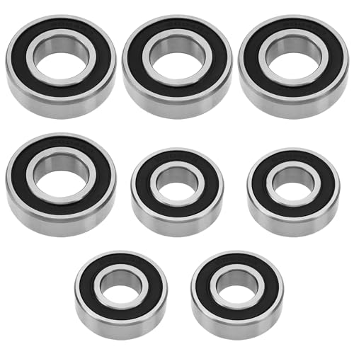 Be In Your Mind Kit de Roulements de Roue à Rouleaux de Remorque Pièce de Rechange 6004-2RS-C3 6202-2RS-C3 Compatible avec Erde 100 101 107 120 121 122 127 8...