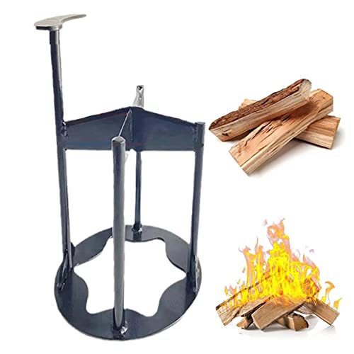 Fendeur de bois manuel avec double cale de coupe pour cheminée et foyer - 2