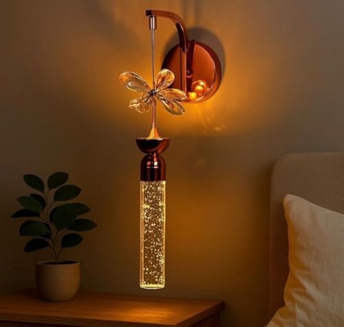 Image of 12 Watt Led Wall Light and Wall scones wall lamp for- Home, Kitchen, Bedside, Bedroom, Living Room, Office, Indoor, Bedside, Mirror Side, Diwali Lighting (Crystal Wall)