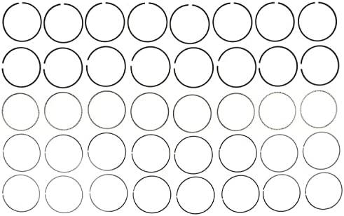 Mahle 41858CP Engine Piston Ring Set, OE