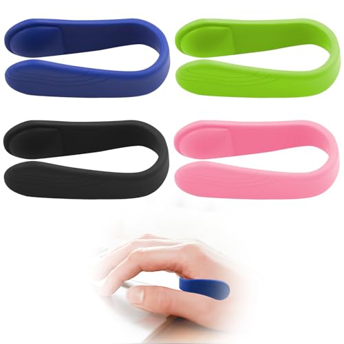 4 Stück Akupressur Clips gegen Migräne & Stress - Akupressur & Akupunktur Ring Set tragbare Akkupressurringe & Akkupressurarmbänder zur natürlichen Linderung von Schmerzen & Angst