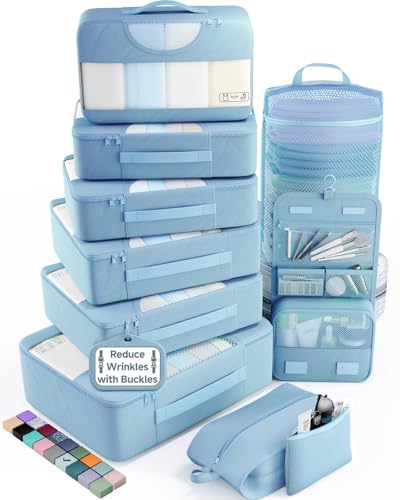 Veken Packing Cubes 10-set in 4 sizes