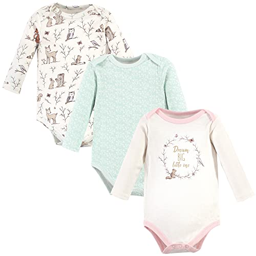 Image of Hudson Baby unisex-baby Cotton Long-sleeve Bodysuits