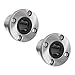 Adfaga Linear Motion Bearing Kit 2Pcs Round Flange Ball Bearing Set High Precision Low Noise Durable Bearing Steel for CNC Machines and Industrial Equipment (LMF20UU)