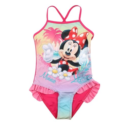Maillot de bain Minnie Disney fille fushia idéal pour la piscine