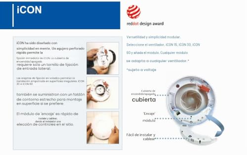 Extractor con sensor de humedad iCON HTM para un baño sin vaho ni condensación 5