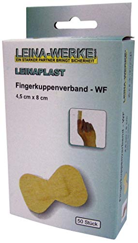 LEINA-WERKE 72202 Fingerkuppenverband - 4,5 cm x 8 cm elastisch Cover