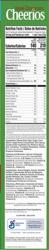 Image of Cheerios Apple Cinnamon Cheerios Heart Healthy Cereal, 19 OZ Family Size Box (Pack of 4)