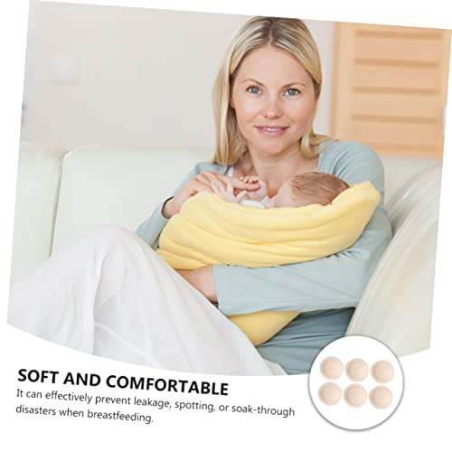 Healeved 1 Caixa 6Pcs Almofadas De Mamilo Anti-Galactorréia Algodão À Prova De Maternidade Lavável P