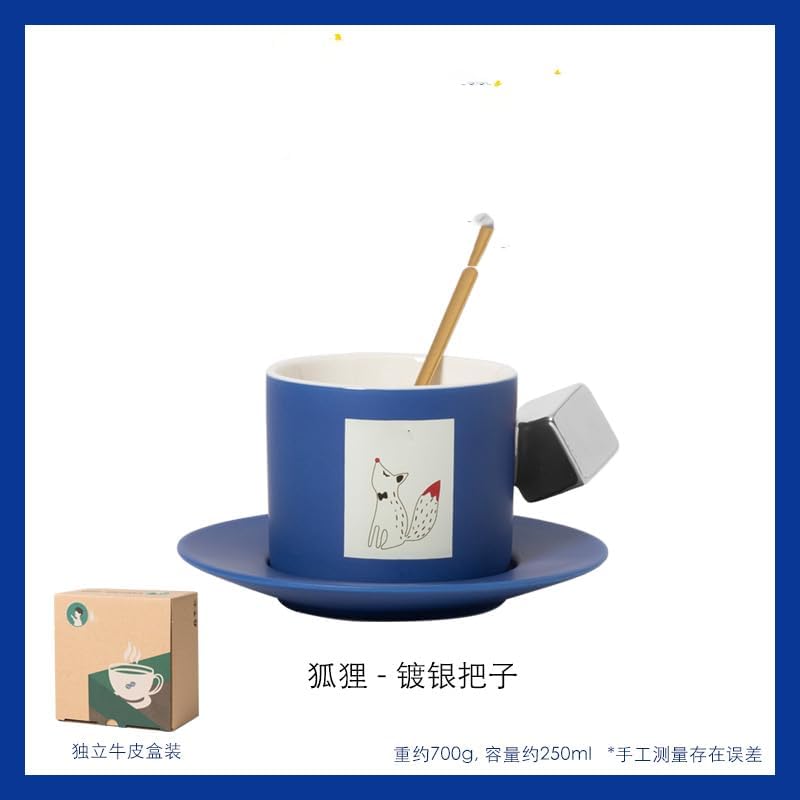 Ceramic Coffee Cup Saucer Set-style6