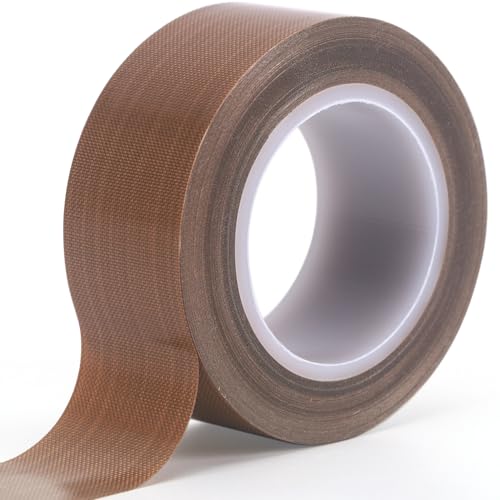 Image of 1 Inch x 33 Feet Low Friction Tape, Cutain Glide Tape, Slides for Drawer, Stuck to the Wood and Makes the Drawers Slide effortlessly and Quietly,Brown