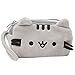 Tophappy Astuccio Scuola Elementare Media Bambini Ragazza Gatto Peluche Astuccio Matite 2 Scomparti Grande Capacità Borsa di Cancelleria Matite da Custodia Organizzatore Pencil Case con Zip - 21x13cm