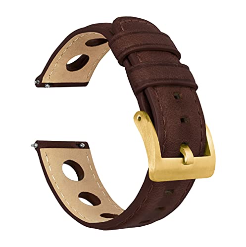 Image of Barton Racing & Rally Horween Leather Straps with Integrated Quick Release Spring Bars - Watch Bands