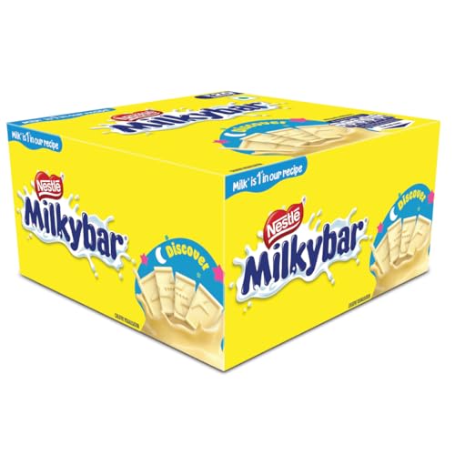 Image of MILKYBAR Nestle Tablet, Made With Milk Yummy & Creamy Treat, (24 Units X 22.5g / 24.5g), 540g / 588g (Product Weight May Vary)