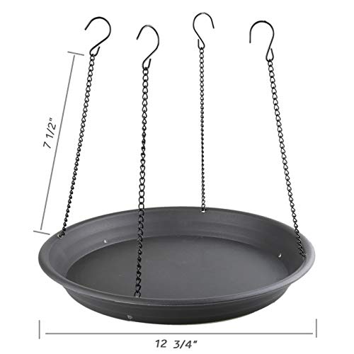 Bird Seed Catcher Tray Platform Feeder Hanging Tray Outdoors Backyard Garden (12 3/4") - Thumbnail 5