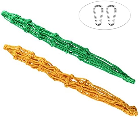 Chicken Vegetable String Bag Poultry Fruit Holder Chicken Cabbage Feeder Treat Feeding Tool with Hook for Hens Chicken Coop Toy for Hen Goose Duck