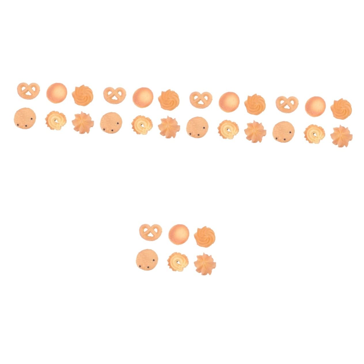 minkissy 30pezzi Fermagli Per Forma Di Biscotto Accessori Divertenti Per Ragazze Clip Kawaii Per Acconciature Perfetti Per Feste e Occasione Quotidiane