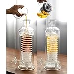 Cold Brew Maker, Glass Iced Coffee Maker, with Spiral Cooling Tube and Distribution Faucet, 340ml Cold Brew Tower, for Home, Office - Coffee and Tea - Image 6