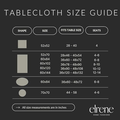 Elrene Home Fashions Villeroy & Boch French Garden Fleurence Stain and Water Resistant Dining Tablecloth, 70"x70" Round by Elrene - Used condition - Image 7