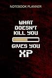  Notebook Planner What Doesn t Kill You Gives You XP Gamer: Tax, 6x9 inch, Goals, Lesson, Diary, Over 100 Pages, Daily Journal, Paycheck Budget