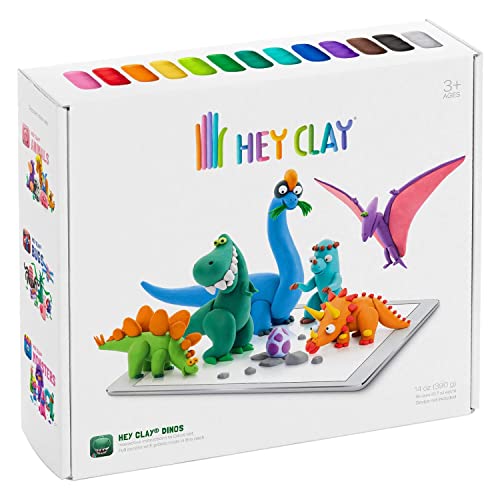 Hey Clay Dinosaurier Kreative Plastik Set CREATIVE MASSA 18in1 Cover