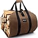 Produktbild Amagabeli 99x45.7cm Kaminholztasche Brennholztasche Kaminholzkorb Holzkorb für Kaminholz Kaminholzträger Tragetasche Brennholzkorb Aufbewahrungstasche Holzträger Tragetasche Wasserdicht mit Griffen