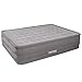 Produktbild Intex 12-66958 Luftbett Ultra Plush "Middle Grey" 230 V Queen, inklusiv integrierter elektrischer Luftpumpe, 152 x 203 x 46 cm